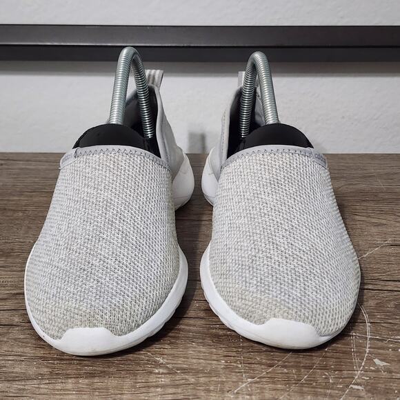 Adidas Cloudfoam Lite Racer Women's Slip-On Shoes Sneakers Size 7 Gray - Picture 2 of 9